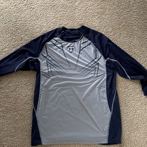 UNDERARMOUR baselayer 3/4 sleeve | very breathable | Navy | Size L